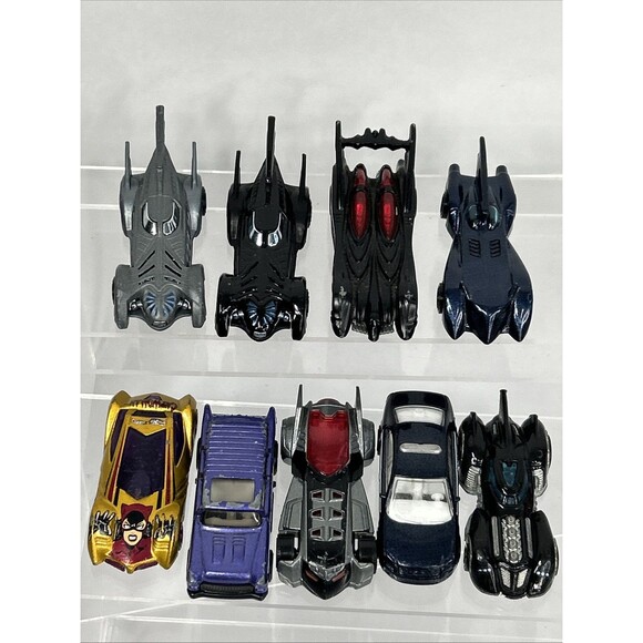 Hot Wheels Batmobile Lot Batman Forever Gotham Police Catwoman Penguin - Picture 6 of 8